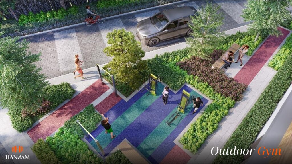 Outdoor Gym Cluster Hannam Shila Sawangan