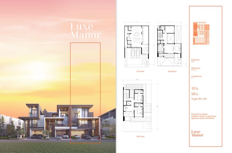 Tipe Luxe Manor Cluster Hannam Shila Sawangan