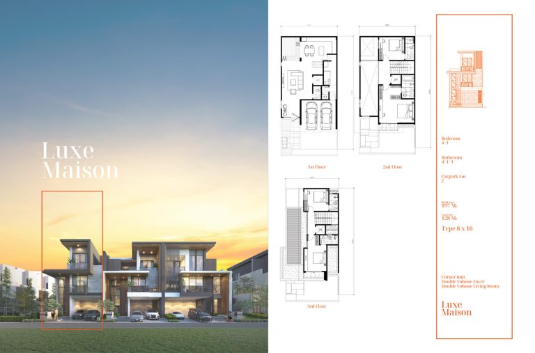 Tipe Luxe Maison Cluster Hannam Shila Sawangan