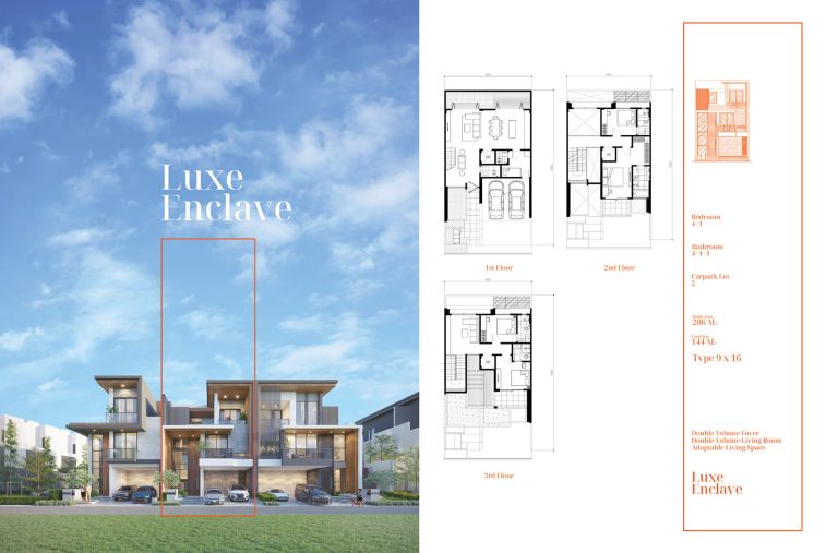 Tipe Luxe Enclave Cluster Hannam Shila Sawangan