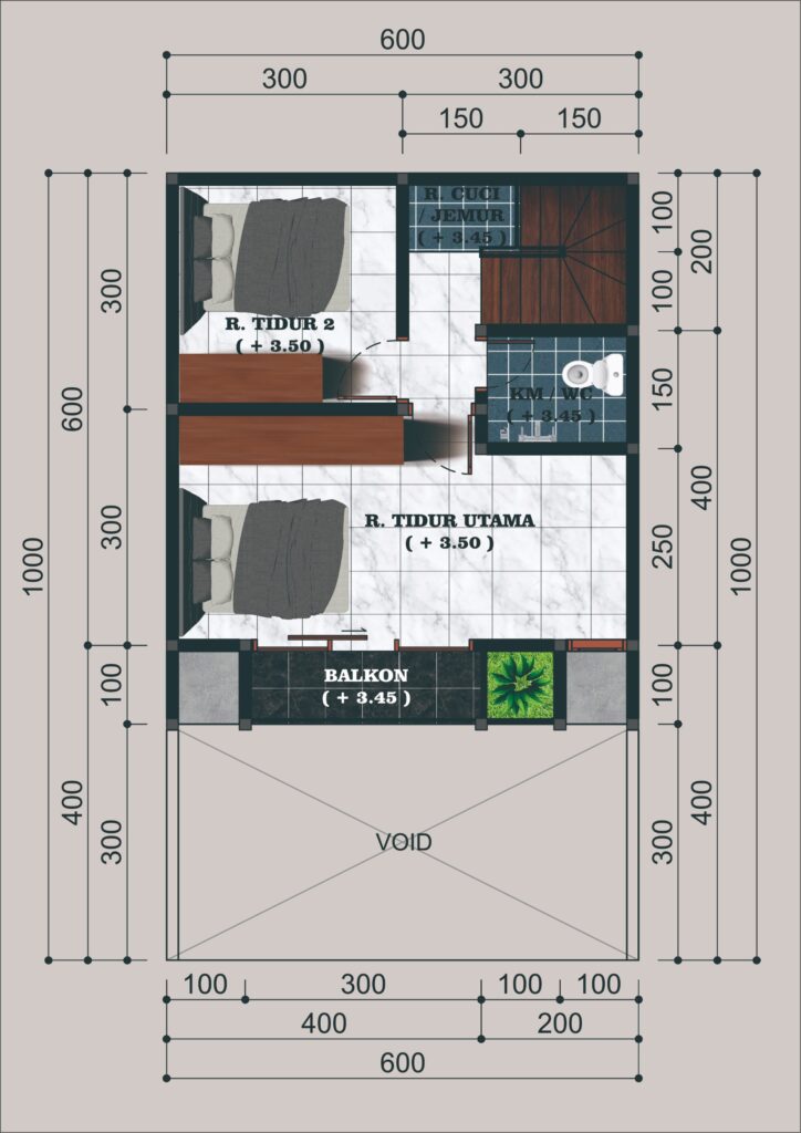 layout cozy green lake cipayung
