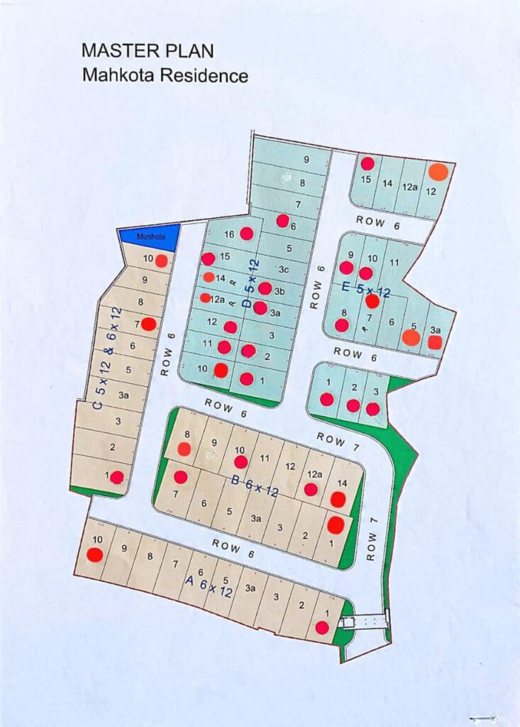 Siteplan Mahkota Residence Cipayung