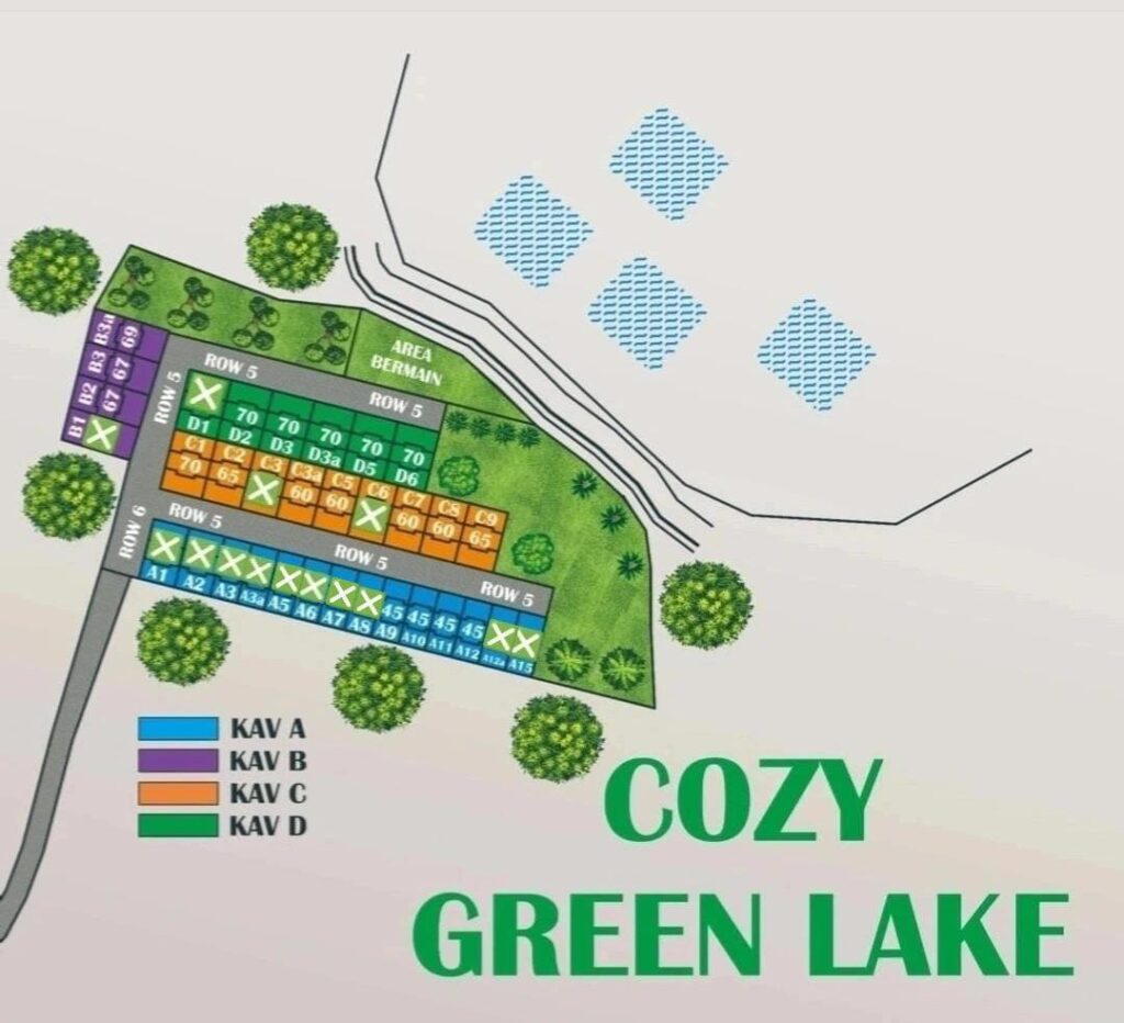 Siteplan Cozy Green Lake Cipayung